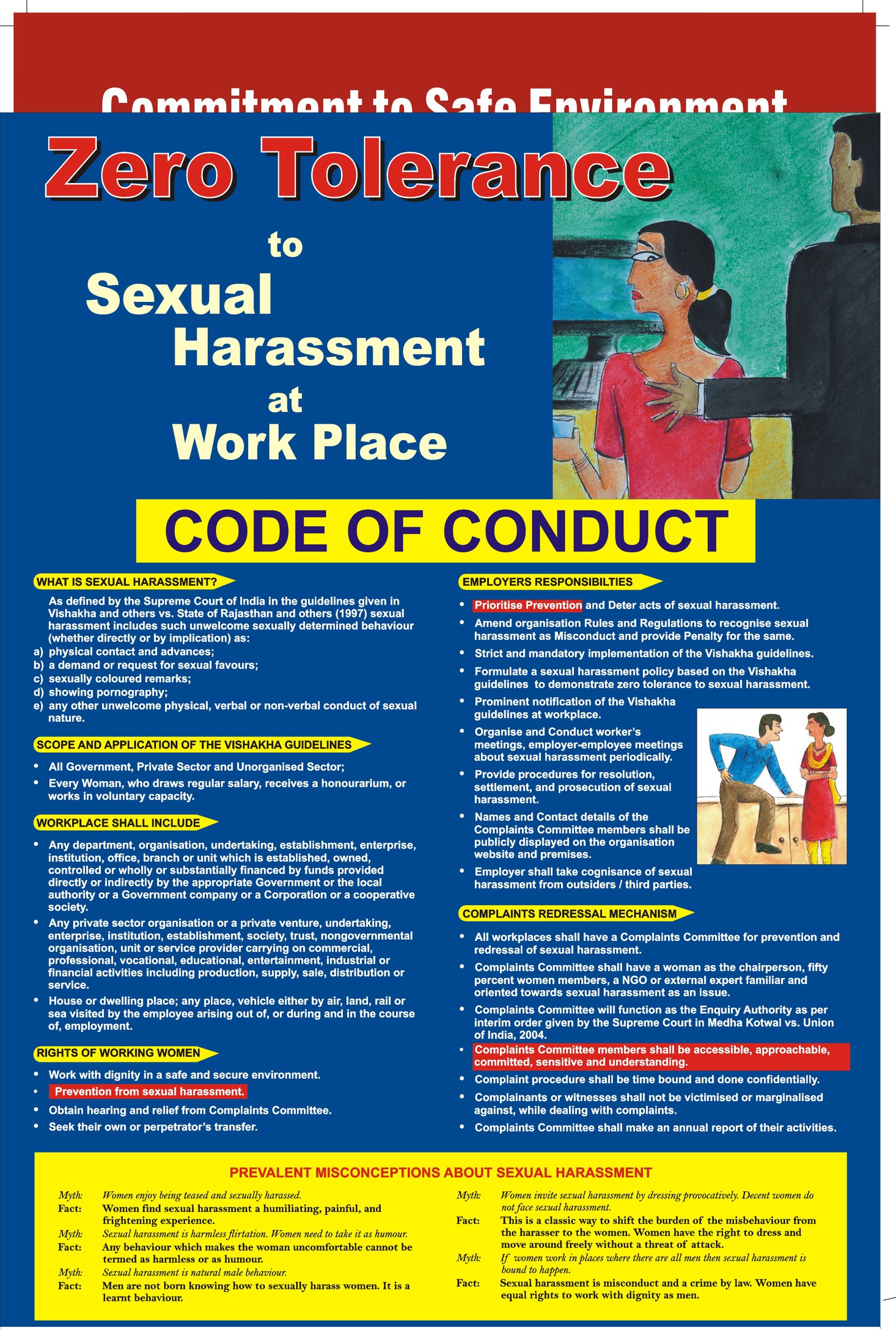 NCW Zero Tolerance Poster (English)